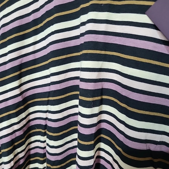 NWT Ava & Viv‎ Women's Plus Long Sleeve Striped Scoop Neck T-Shirt Size 2X - Picture 4 of 6
